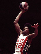 Dr. J with New Jersey Nets